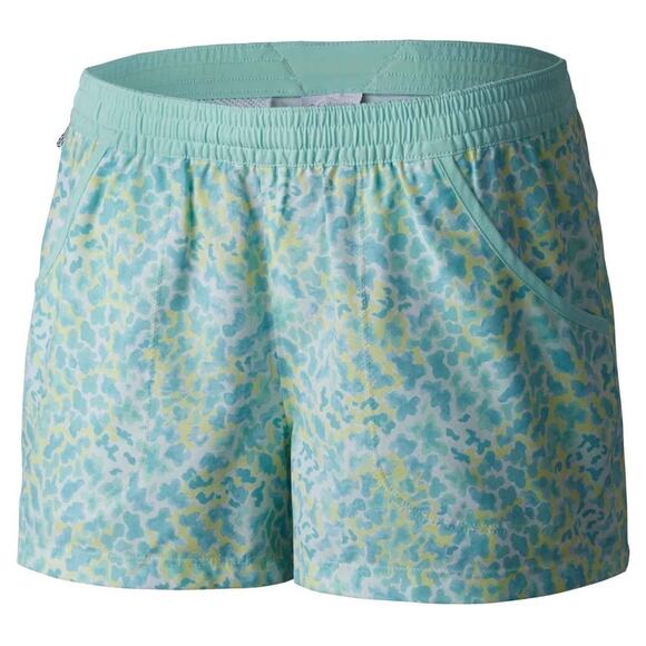 Columbia PFG Tidal Sands Shorts Women’s Size Large Blue Stretch - Picture 1 of 9